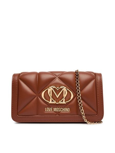 LOVE MOSCHINO Torebka JC5640PP0PLC0208 Brązowy. Brązowe torebki klasyczne LOVE MOSCHINO, bez wzorów, ze skóry, bez dodatków. Za 699,99 zł.