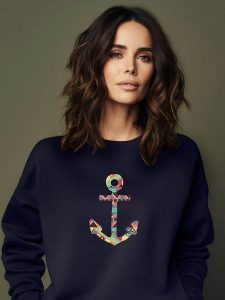 WOOOP Bluza w kolorze granatowym rozmiar: M. Niebieskie bluzy Wooop, m, bez wzorów, bez kaptura. Za 87,81 zł.