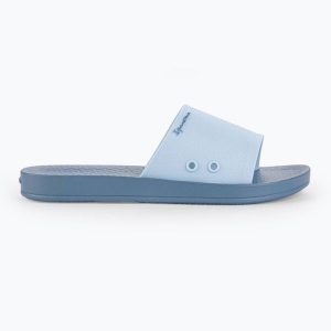 Japonki damskie Ipanema Anat Classic. Niebieskie klapki Ipanema, bez wzorów, bez obcasa. Za 49,99 zł.