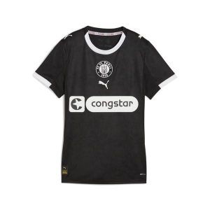 Damska trzecia koszulka FC St. Pauli 25/26 PUMA Black White. Białe bluzki Puma, bez wzorów, eleganckie, bez kołnierzyka, bez ramiączek. Za 399,00 zł.