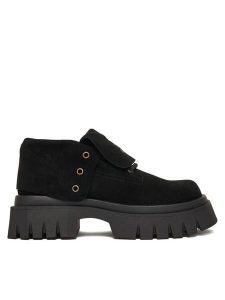Steve Madden Trapery Parkview SM11004796 Czarny. Czarne buty zimowe Steve Madden, z materiału, bez obcasa, bez zapięcia. Za 729,99 zł.
