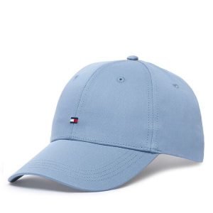Czapka z daszkiem Tommy Hilfiger. Niebieskie czapki TOMMY HILFIGER, bez wzorów. Za 141,99 zł.