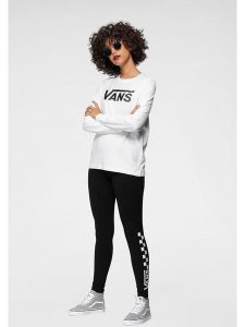 Vans Koszulka w kolorze białym rozmiar: XL. Białe bluzki Vans, xl, bez wzorów, z bawełny, bez kołnierzyka, bez ramiączek. Za 123,25 zł.