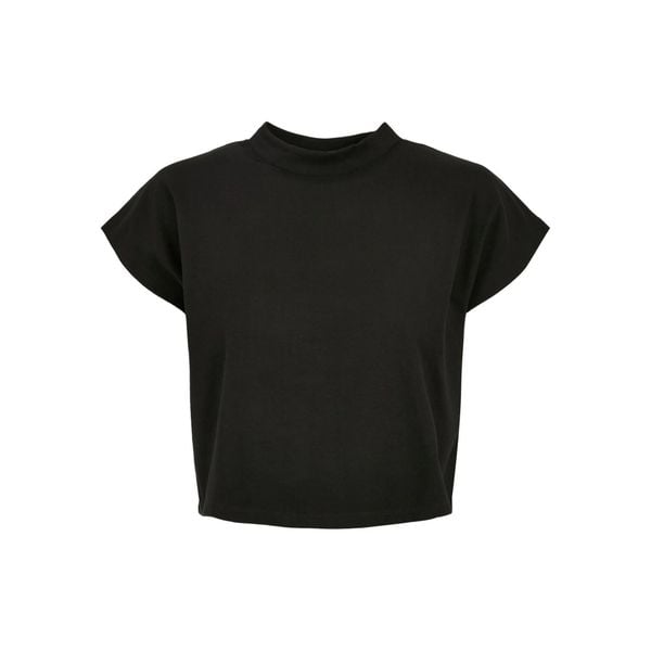 Krótka Koszulka Damska. Czarne bluzki Urban Classics, xs, bez wzorów, sportowe, bez kołnierzyka, bez ramiączek. Za 67,99 zł.