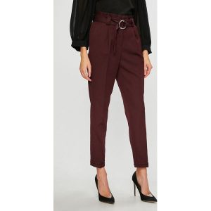 Vero Moda - Spodnie. Spodnie z wysokim stanem marki Vero Moda. W wyprzedaży za 89,90 zł.