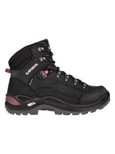 LOWA Skórzane buty turystyczne "Renegade GTX Mid Ws" w kolorze czarnym rozmiar: 39,5. Czarne buty trekkingowe Lowa, z gore-texu, bez zapięcia. Za 746,74 zł.