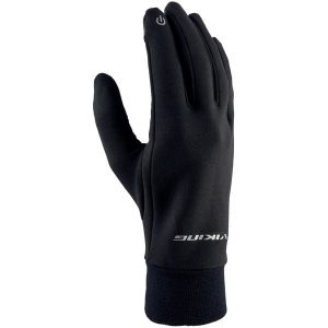 Rękawiczki multifunkcyjne dla dorosłych Viking Tigra. Czarne rękawiczki Viking, bez wzorów. Za 51,99 zł.
