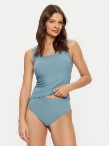 Chantelle Top Soft Stretch C26460 Szary Slim Fit. Szare topy Chantelle, bez wzorów, z syntetyku, bez kołnierzyka, bez ramiączek. Za 99,99 zł.