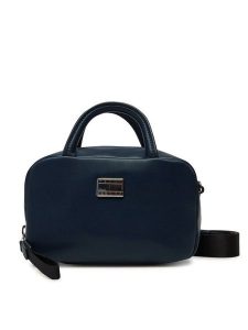 Tommy Jeans Torebka Tjw American Cool Trunk AW0AW17294 Granatowy. Niebieskie kuferki Tommy Jeans, bez wzorów, z jeansu, bez dodatków. Za 229,99 zł.