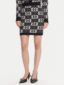 PINKO Spódnica mini Bang Bang 106040 A2YD Czarny Slim Fit. Czarne spódnice Pinko, s, bez wzorów, z wiskozy, mini. Za 452,99 zł.