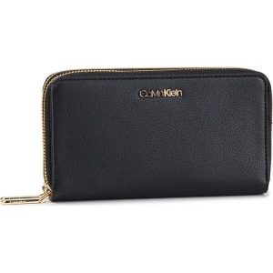Duży Portfel Damski CALVIN KLEIN - Ck Must Large Double Zip Around K60K605104 001. Portfele marki Calvin Klein. Za 299,00 zł.