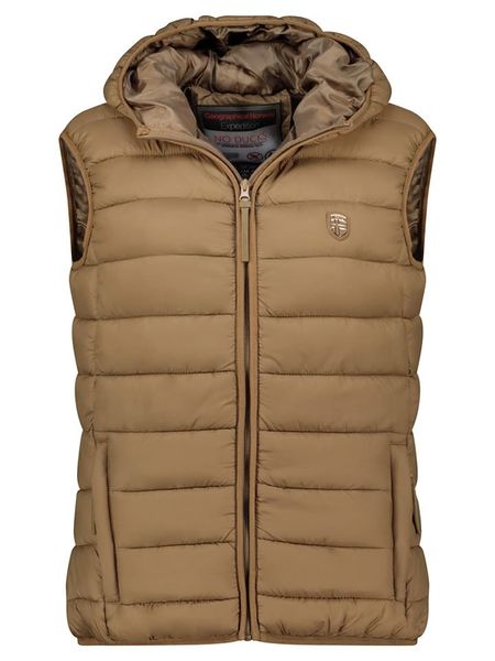 Geographical Norway Kamizelka pikowana "Vatikotal" w kolorze szarobrązowym rozmiar: M. Brązowe kamizelki Geographical Norway, m, bez wzorów, bez kołnierzyka, bez ramiączek, bez kaptura. Za 148,26 zł.