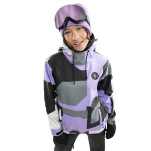 Kurtka snowboardowa damska W1-W Tignes. Czarne kurtki SIROKO, xs, bez wzorów, z softshellu, bez kaptura. W wyprzedaży za 297,00 zł.