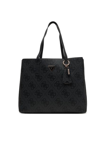 Guess Torebka Meridian II HWOS69 74230 Szary. Szare shopper bag Guess, z aplikacjami, ze skóry, bez dodatków. Za 749,99 zł.