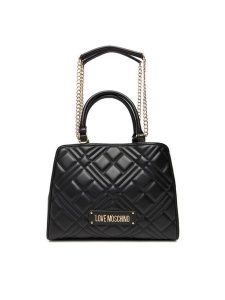 LOVE MOSCHINO Torebka JC4111PP0NLA0000 Czarny. Czarne torebki klasyczne LOVE MOSCHINO, bez wzorów, ze skóry, bez dodatków. Za 569,99 zł.