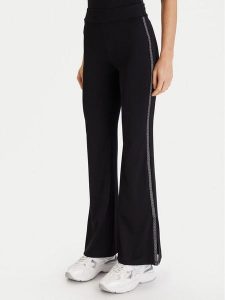 MICHAEL Michael Kors Legginsy MF530W51RE Czarny Flare Fit. Czarne legginsy MICHAEL Michael Kors, bez wzorów, z syntetyku. Za 366,99 zł.