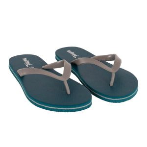 Klapki Softee Coconut niebiesko-szare, slip-on. Niebieskie klapki SOFTEE, bez wzorów, z materiału, bez obcasa, na płaskiej podeszwie. Za 133,99 zł.