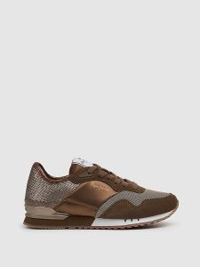Pepe Jeans FOOTWEAR Sneakersy w kolorze brązowym rozmiar: 37. Brązowe trampki Pepe Jeans FOOTWEAR, bez wzorów, z jeansu, bez zapięcia. Za 188,85 zł.