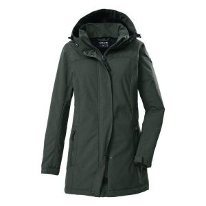 Damska wodoodporna kurtka softshell Killtec GW 36. Szare kurtki KILLTEC, bez wzorów, z softshellu, bez kaptura. Za 594,80 zł.