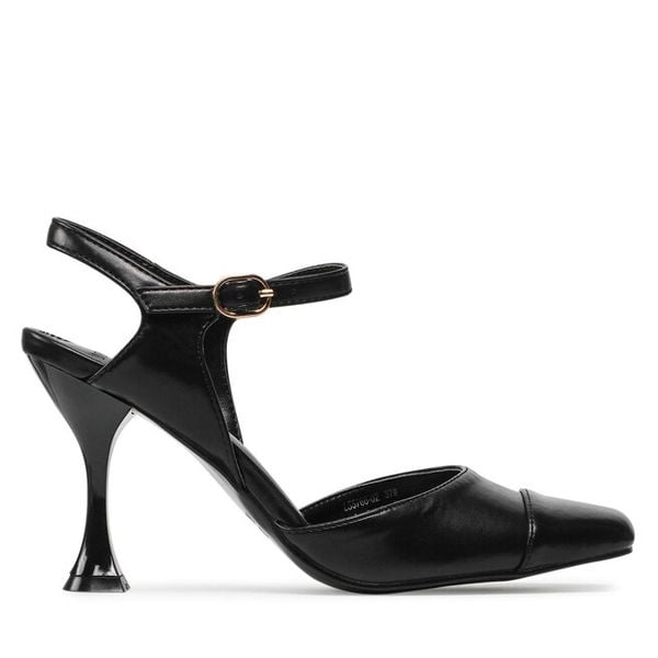 Czółenka Jenny Fairy. Czarne czółenka Jenny Fairy, bez wzorów, bez obcasa, bez zapięcia. Za 149,99 zł.