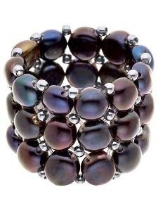 ATELIERS SAINT GERMAIN Pierścionek perłowy rozmiar: onesize. Czarne pierścionki ATELIERS SAINT GERMAIN, z perłą. Za 185,95 zł.