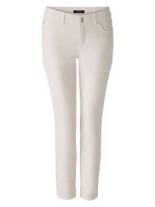 Oui Jegginsy w kolorze kremowym rozmiar: 40. Brązowe rurki Oui, z materiału. Za 173,99 zł.