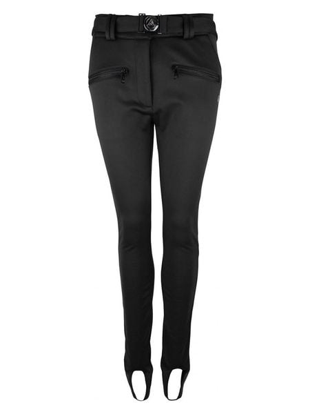 Peak Mountain Softshellowe spodnie narciarskie "Afuzzono" w kolorze czarnym rozmiar: M. Czarne spodnie dresowe Peak Mountain, m, bez wzorów, z tkaniny, narciarskie. Za 283,48 zł.