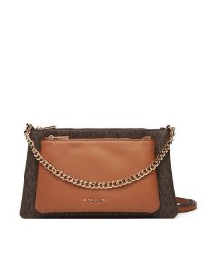 MICHAEL Michael Kors Torebka 32F5GJ6C8B Brązowy. Brązowe torebki klasyczne MICHAEL Michael Kors, bez wzorów, ze skóry, bez dodatków. Za 629,99 zł.