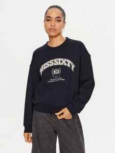 Miss Sixty Bluza 6L3TJ5420000 Granatowy Regular Fit. Niebieskie bluzy Miss Sixty, l, bez wzorów, z bawełny, bez kaptura. Za 399,99 zł.