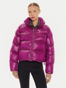 Puma Kurtka zimowa 626514 Różowy Relaxed Fit. Czerwone kurtki Puma, na zimę, xl, bez wzorów, z syntetyku, bez kaptura. Za 489,99 zł.