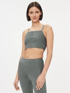 Reebok Top Yoga Performance IM4044 Szary Fitted Fit. Szare topy Reebok, xs, bez wzorów, z syntetyku, bez kołnierzyka, bez ramiączek. Za 109,99 zł.