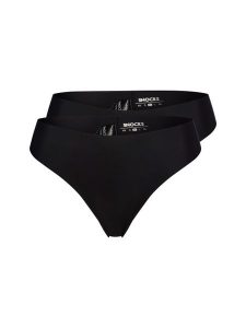 Snocks Stringi w 2-paku Kobiety czarny, M. Czarne stringi Snocks, bez wzorów, z materiału. Za 109,95 zł.