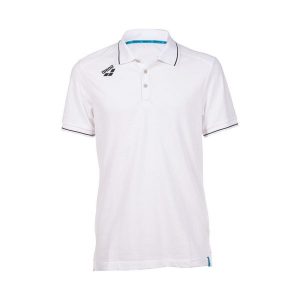 Koszulka polo Arena Team Polo shirt Solid Cotton. Białe bluzki Arena, s, bez wzorów, z bawełny, bez kołnierzyka, bez ramiączek. Za 169,99 zł.