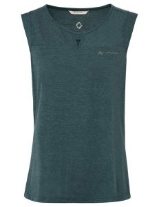 Funktionsshirt W Skomer Hiking Top. Czerwone topy Vaude, bez wzorów, z lyocellu, bez kołnierzyka, bez ramiączek. Za 179,00 zł.