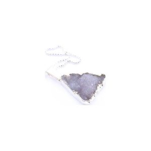 Colare Druza Agatu Natural srebro. Zawieszki marki Brazi druse jewelry. Za 170,00 zł.