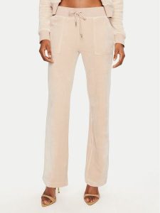 Juicy Couture Spodnie dresowe Del Ray JCAP180 Różowy Regular Fit. Czerwone spodnie dresowe Juicy Couture, m, bez wzorów, z dresówki. Za 379,99 zł.