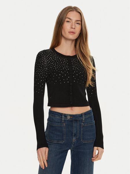 Marciano Guess Sweter 4BGR61 5439Z Czarny Regular Fit. Czarne swetry klasyczne Marciano Guess, xl, z wiskozy, bez kołnierzyka. Za 419,99 zł.