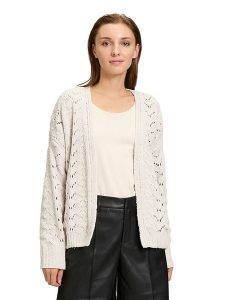 CARTOON Kardigan w kolorze beżowym rozmiar: 36. Brązowe swetry oversize Cartoon, bez wzorów, bez ramiączek. Za 118,28 zł.