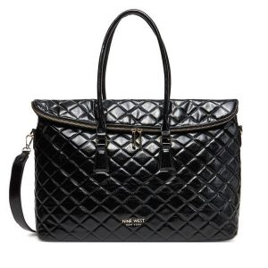 Torebka Nine West. Czarne torebki klasyczne Nine West, bez wzorów, bez dodatków. Za 299,99 zł.