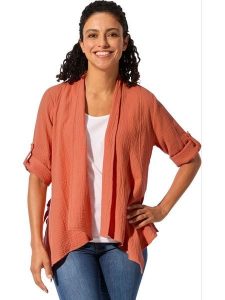 WITT WEIDEN Kardigan w kolorze pomarańczowym rozmiar: 52. Pomarańczowe kardigany WITT WEIDEN, z bawełny. Za 56,99 zł.