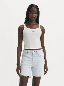 Levi's Top w kolorze białym rozmiar: L. Białe topy Levi's®, l, bez wzorów, bez kołnierzyka, bez ramiączek. Za 62,03 zł.