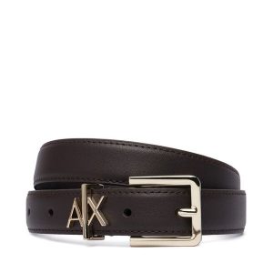 Pasek Armani Exchange. Brązowe paski Armani Exchange, bez wzorów. Za 329,99 zł.