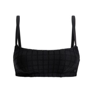 Stanik bikini D-cup dla Kobiety CAMILO. Brązowe bikini Roxy, bez wzorów, z elastanu. Za 229,99 zł.