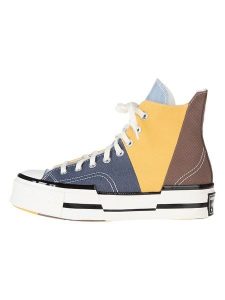 Converse Sneakersy "Chuck Taylor 1970s Plus" w kolorze jasnobrązowo-żółto-granatowym rozmiar: 40. Brązowe trampki Converse, bez wzorów, za kostkę, bez zapięcia. Za 236,05 zł.