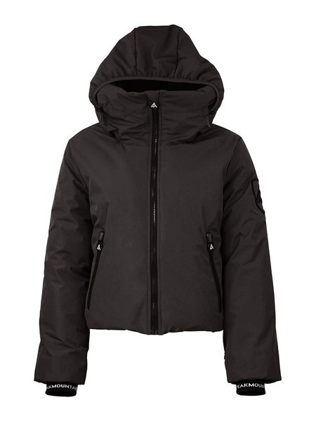 Peak Mountain Kurtka narciarska "Ally" w kolorze czarnym rozmiar: L. Czarne kurtki sportowe Peak Mountain, l, bez wzorów, bez kaptura, narciarskie. Za 436,14 zł.