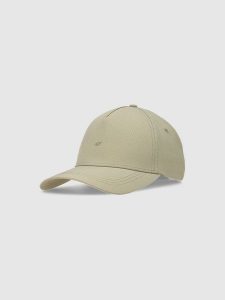 4F Czapka z daszkiem strapback uniseks - khaki L/XL. Brązowe czapki 4f, bez wzorów, z syntetyku, sportowe. W wyprzedaży za 59,99 zł.