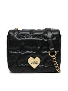 LOVE MOSCHINO Torebka JC4127PP1LLJ0000 Czarny. Czarne torebki klasyczne LOVE MOSCHINO, bez wzorów, ze skóry, bez dodatków. Za 539,99 zł.