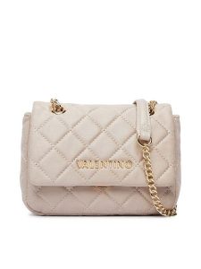 Valentino Torebka Ocarina VBSA9B05 Kremowy. Białe torebki klasyczne Valentino, bez wzorów, ze skóry, bez dodatków. Za 589,99 zł.