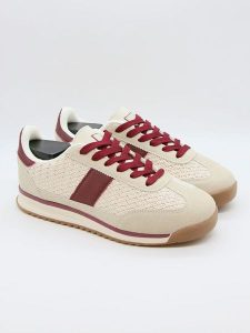 Bellucci Sneakersy w kolorze beżowo-czerwonym rozmiar: 41. Brązowe trampki Bellucci, bez wzorów, bez zapięcia. Za 117,99 zł.