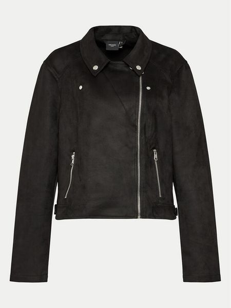 Vero Moda Curve Kurtka z imitacji skóry Jose 10308583 Czarny Slim Fit. Czarne kurtki Vero Moda Curve, bez wzorów, ze skóry, bez kaptura. Za 139,99 zł.